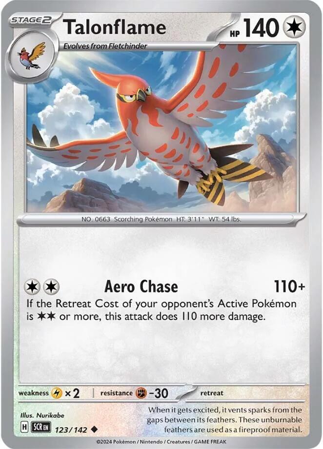 Talonflame #123/142 - Stellar Crown