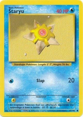 Staryu base set unlimited