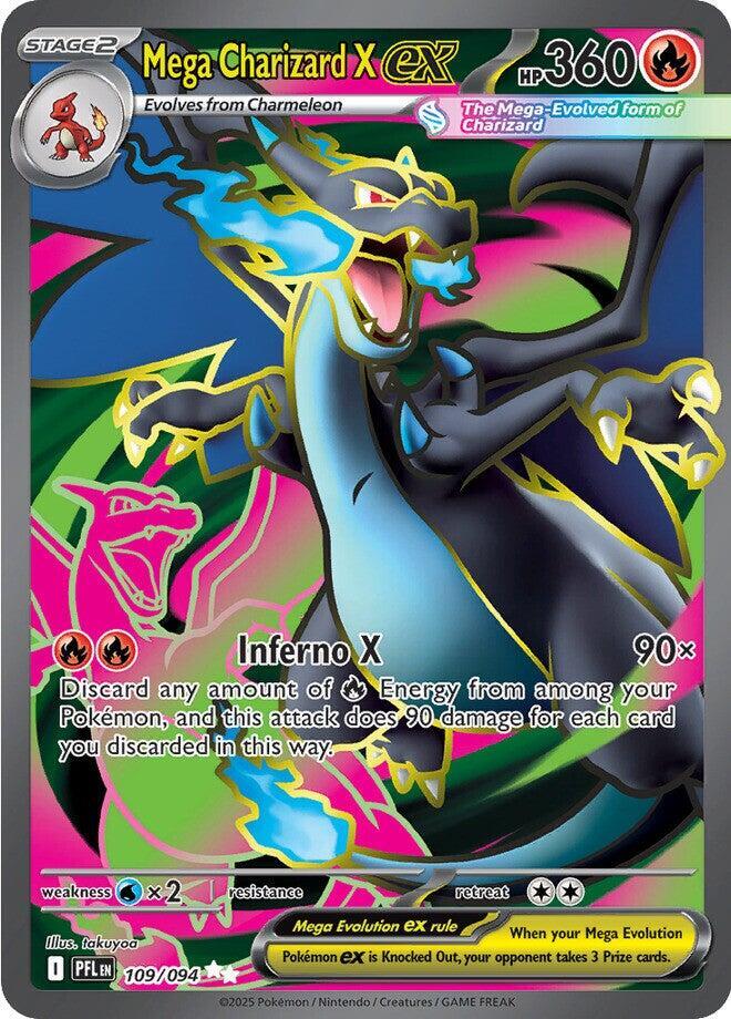 Mega Charizard Ex X FA #109/94 - Phantasmal Flames