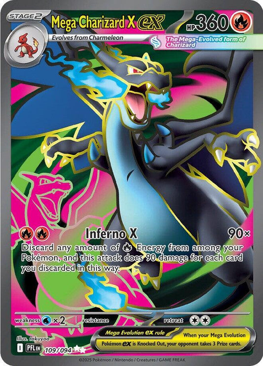 Mega Charizard Ex X FA #109/94 - Phantasmal Flames
